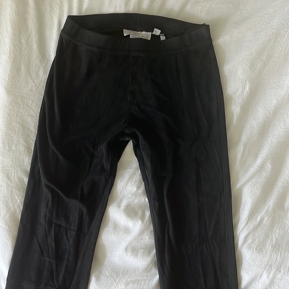 Black suede leggings - Picture 2 of 4